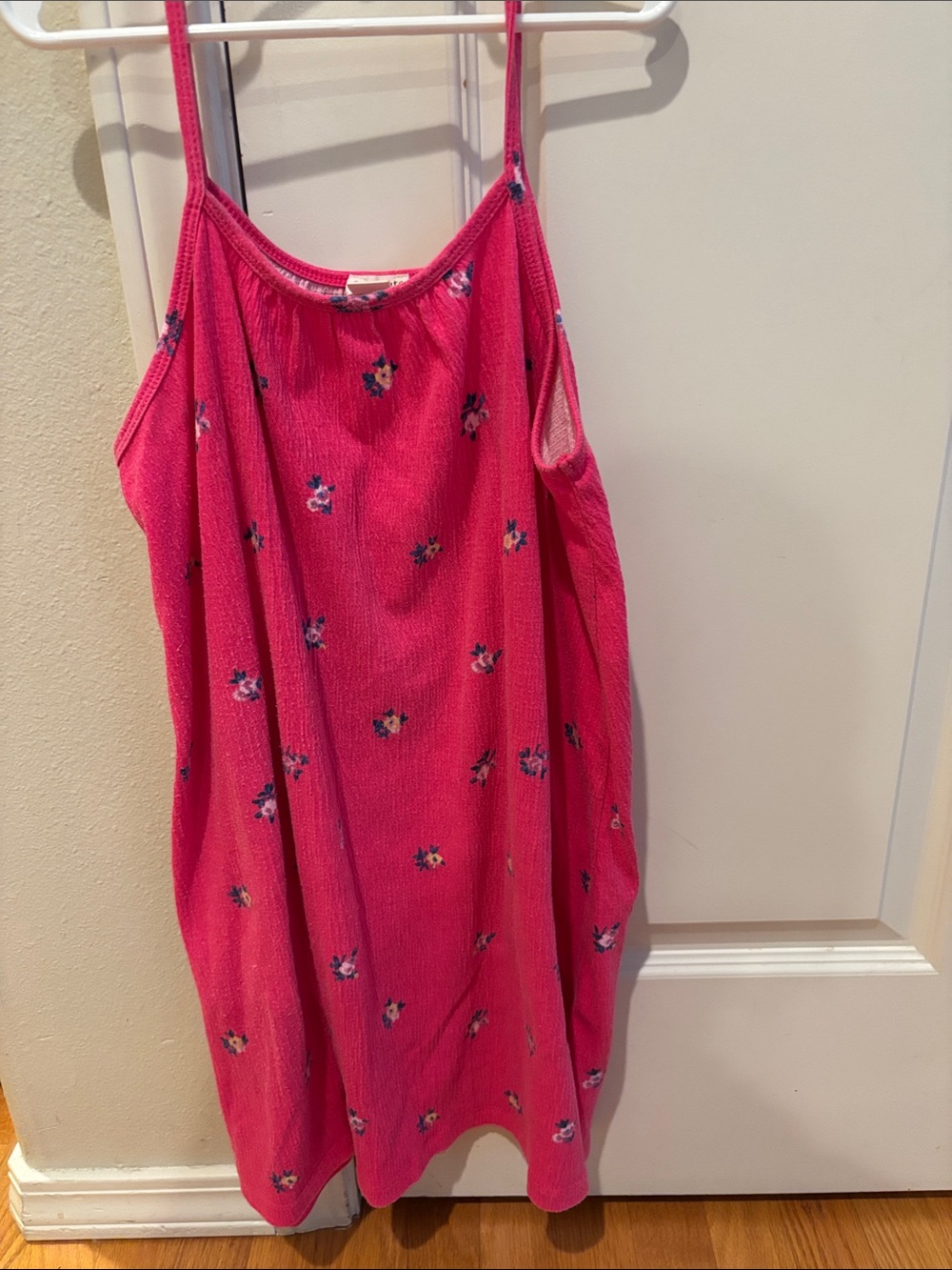 Crewcuts Girls 8 Pink Floral Tank Dress